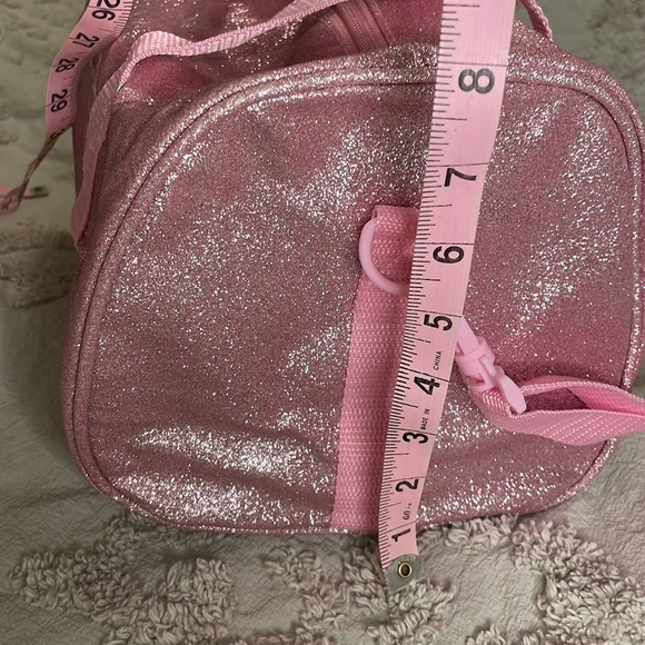 Pink Glitter Mini Sports Bag - Picture 6 of 9